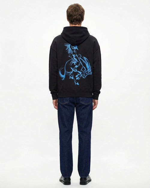 Black Hoodie – Blue Cowboy