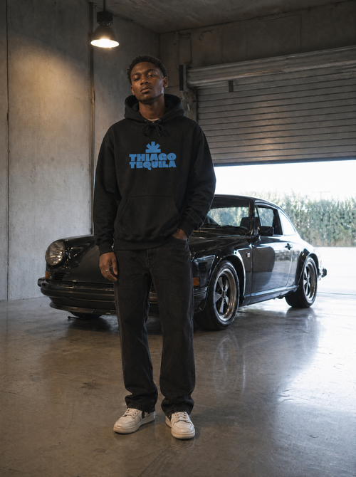 Black Hoodie – Blue Cowboy