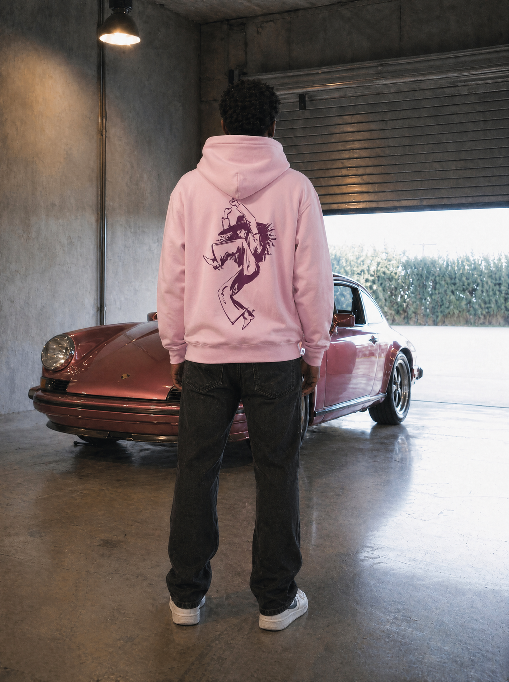 Pink Hoodie – Plum Dancing Cowgirl