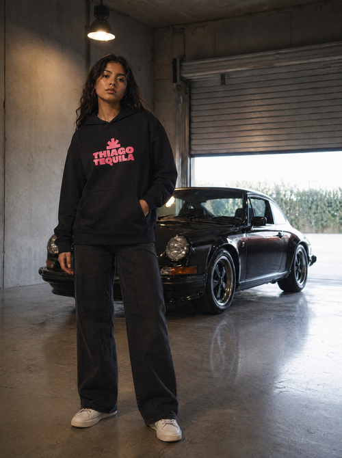 Black Hoodie – Pink Gunslinger