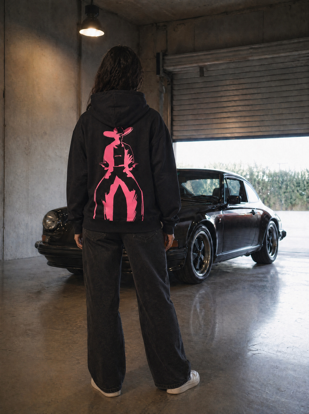 Black Hoodie – Pink Gunslinger