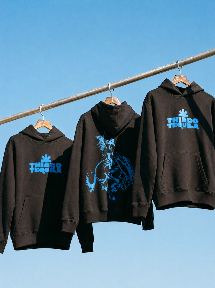 Black Hoodie – Blue Cowboy