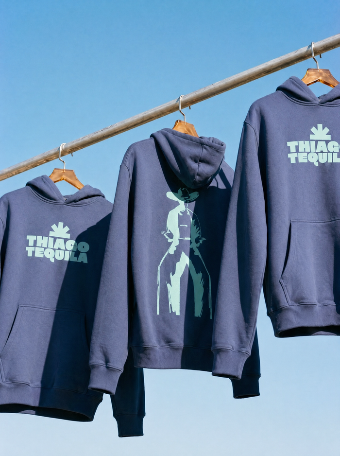 Slate Blue Hoodie – Ice Blue Gunslinger