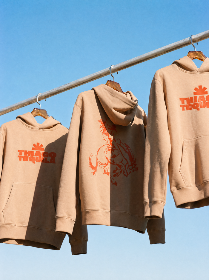 Sand Hoodie – Orange Cowboy