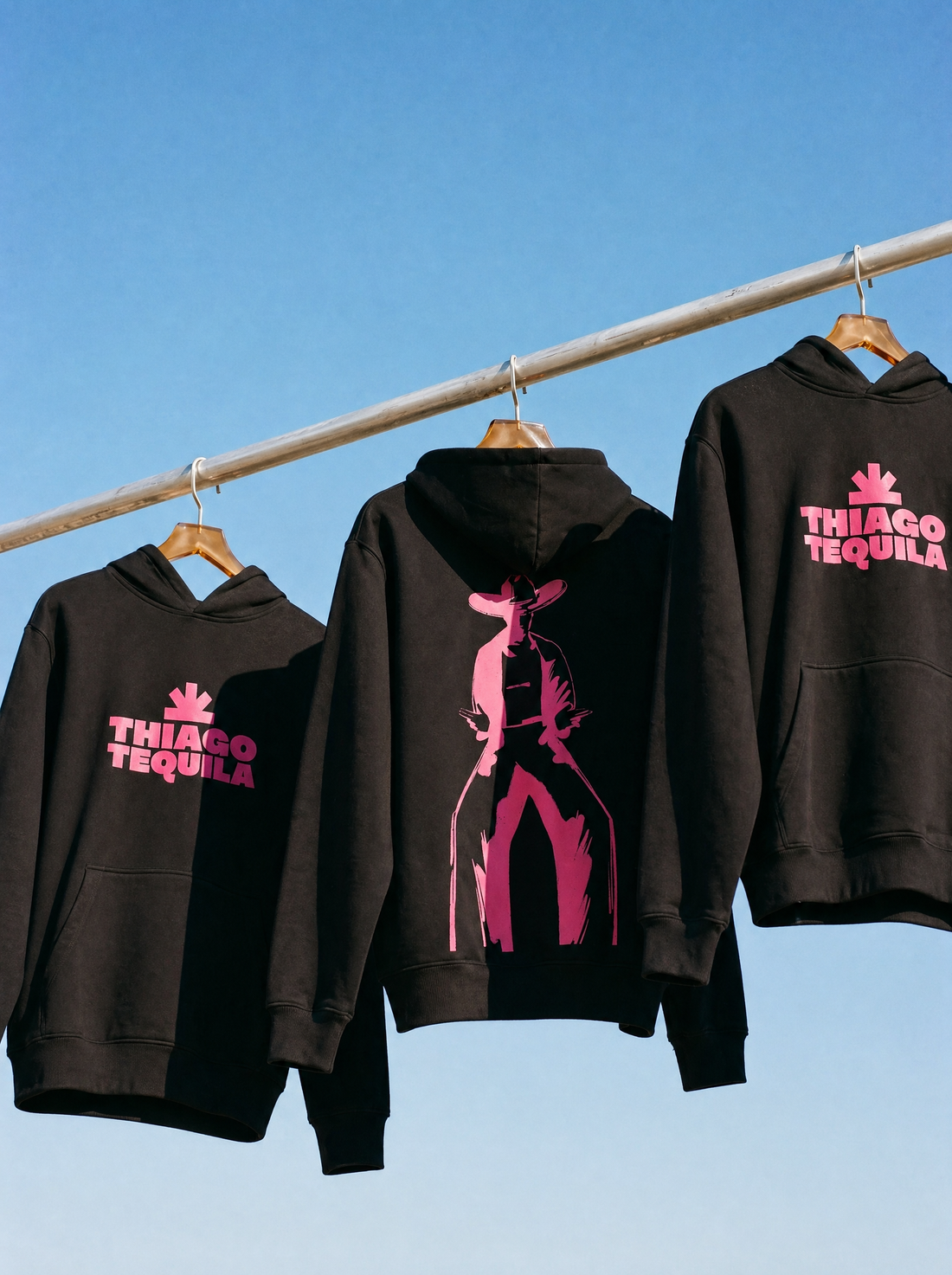 Black Hoodie – Pink Gunslinger